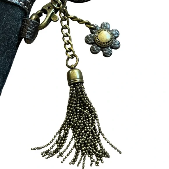 Chala Dazzled Starburst Adjustable Crossbody Cellphone Holder Faux Suede - Picture 3 of 9